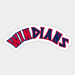 Win-dians - White Sticker